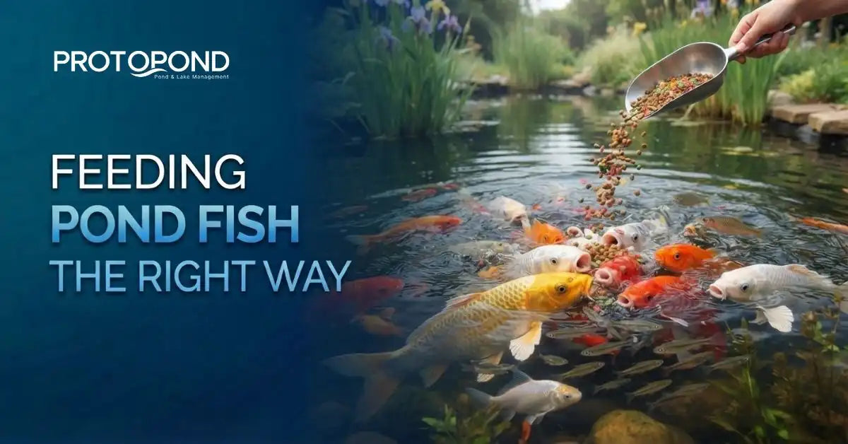 Feeding Pond Fish the Right Way for Healthy Growth (2026) – ProtoPond