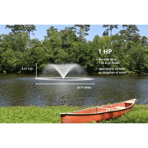 Kasco Marine: VFX Series Aerating Display Fountain for Small Ponds to Large Ponds