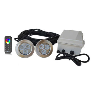 PondSelect: 9 Watt Color Changing Fountain Lights 2 light set