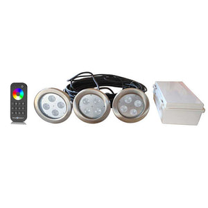 PondSelect: 24 Watt Color Changing Fountain Lights 3 light set