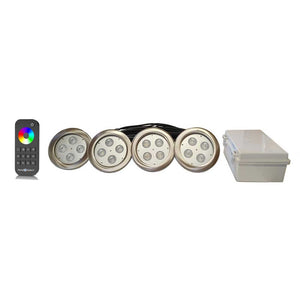 PondSelect: 24 Watt Color Changing Fountain Lights 4 light set