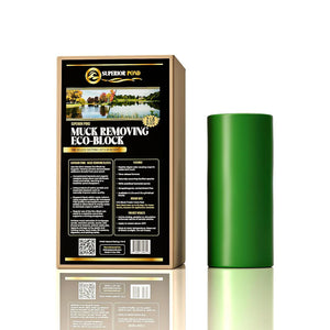 Superior Pond: Eco-Block - Lake & Pond Muck Block | 2LBS | 5LBS
