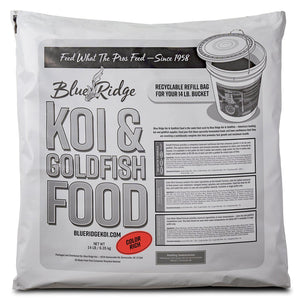 Blue Ridge Koi: Color Rich Pellet 14lb bucket/refill bag