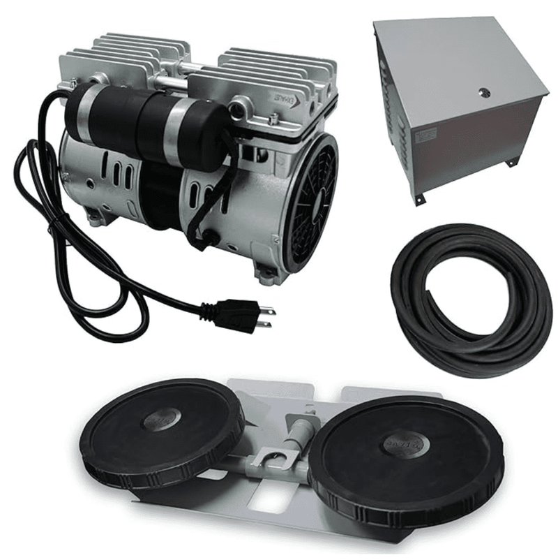 Load image into Gallery viewer, Anjon: Savio2 Aeration System 1 with Enclosures and 1/2HP Air Pump , Double Diffuser, 100' Weighted Tubing