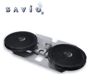 Anjon: Savio2 Aeration System 1 with Enclosures and 1/2HP Air Pump , Double Diffuser, 100' Weighted Tubing