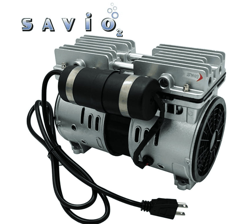 Load image into Gallery viewer, Anjon: Savio2 Aeration System 2 with Enclosures and 1HP Air Pump , Double Diffusers, 100' Weighted Tubing