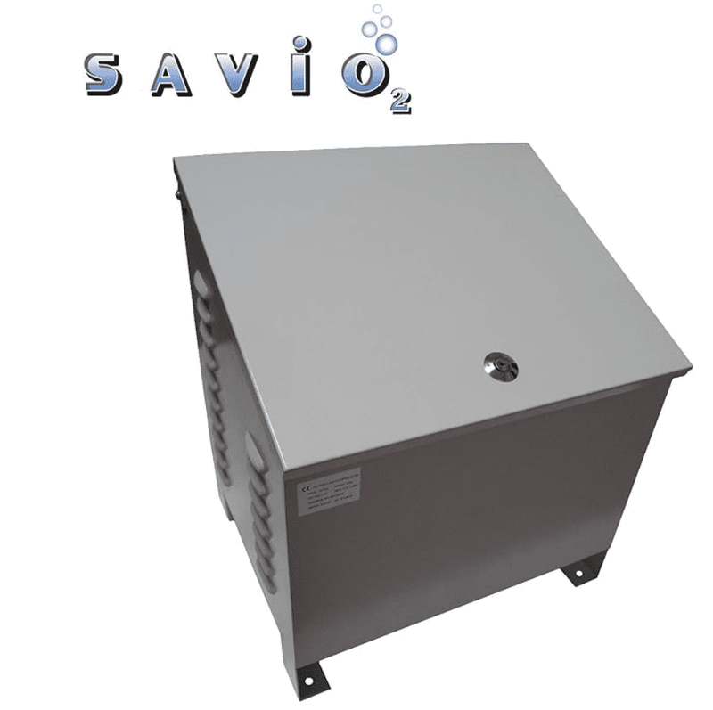 Load image into Gallery viewer, Anjon: Savio2 Aeration System 3 with Enclosures and 1HP Air Pump , Double Diffusers, 100' Weighted Tubing