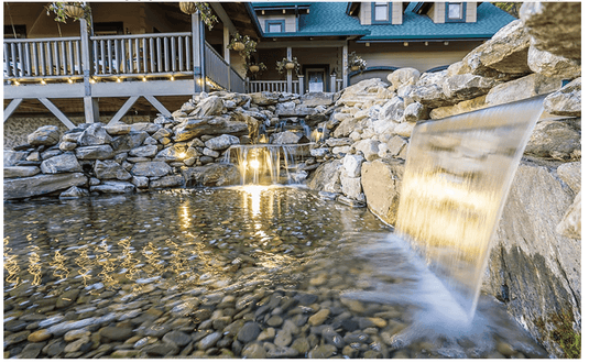 Anjon: Acrylic NiteFalls Color Changing Spillway with Remote