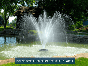 Air-O-Lator: Font'N-Aire Legacy 1/2HP Floating Fountain
