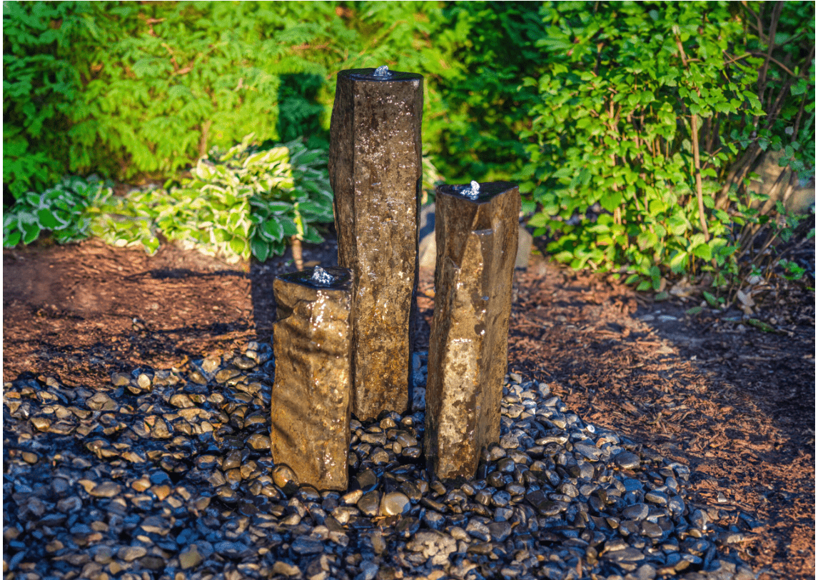 EasyPro: Tranquil Décor Polished Top Real Basalt Three Pack - 20", 27", 35"