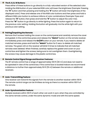 Superior Pond: WHITE LED Fountain Lights | 3LED6-100 | 3 - Fixture | 6-Watts Per Fixture | White LED Fountain Light Kit | 100ft Cord