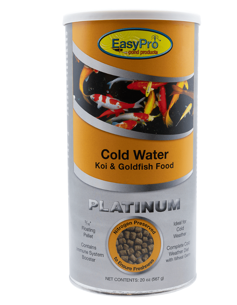 EasyPro: CWF1 Platinum Koi & Goldfish Food - Cold Weather Food - 20 oz. Canister