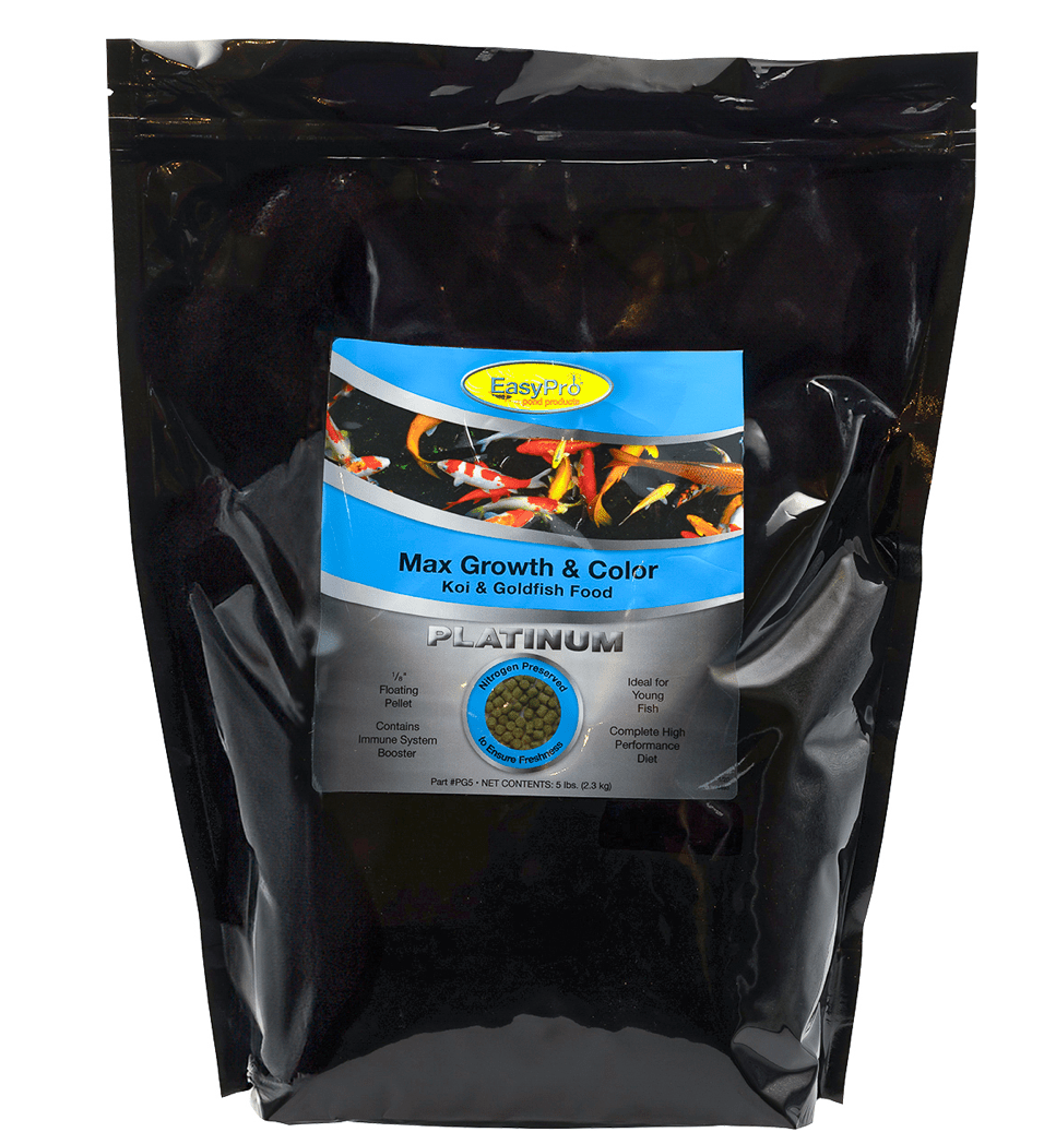 EasyPro: PG5 Platinum Koi & Goldfish Food - Max Growth & Color - 5lb bag