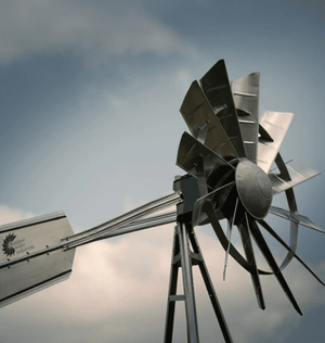 Outdoor Water Solutions: Steel Windmill Pond Aerator / 3-Leg Tower / Deluxe Kit