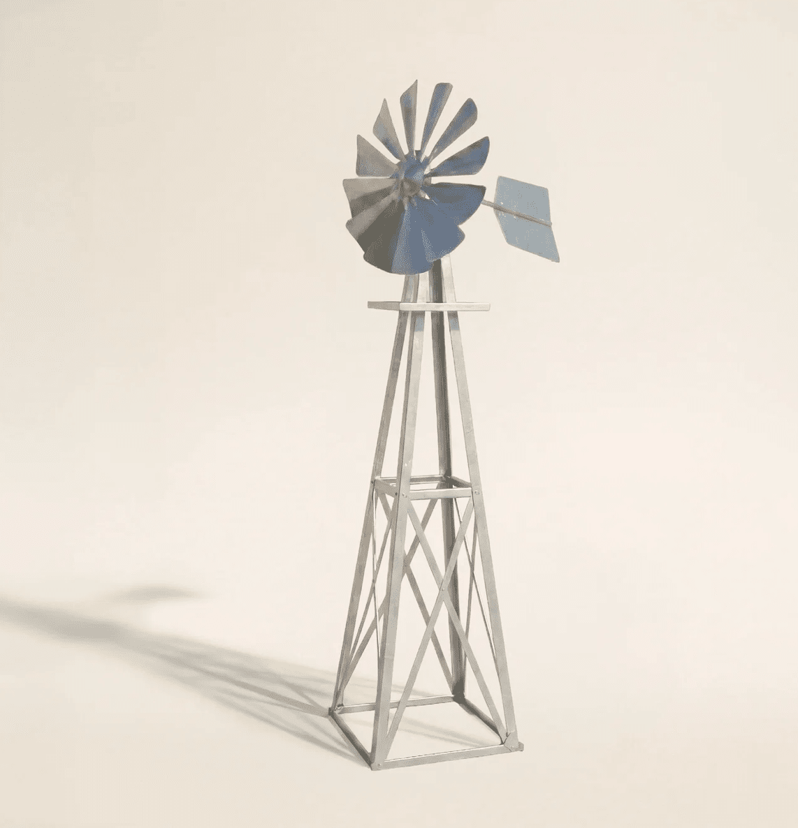 Outdoor Water Solutions: Steel Garden Windmill for Yard