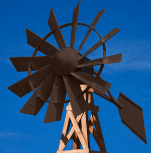 Outdoor Water Solutions: Steel Windmill Pond Aerator / 4 - Leg Tower