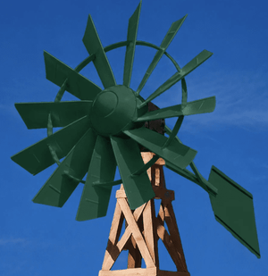 Outdoor Water Solutions: Steel Windmill Pond Aerator / 4 - Leg Tower