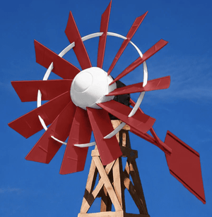 Outdoor Water Solutions: Steel Windmill Pond Aerator / 4 - Leg Tower