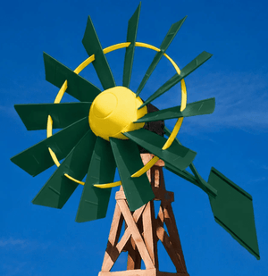 Outdoor Water Solutions: Steel Windmill Pond Aerator / 4 - Leg Tower