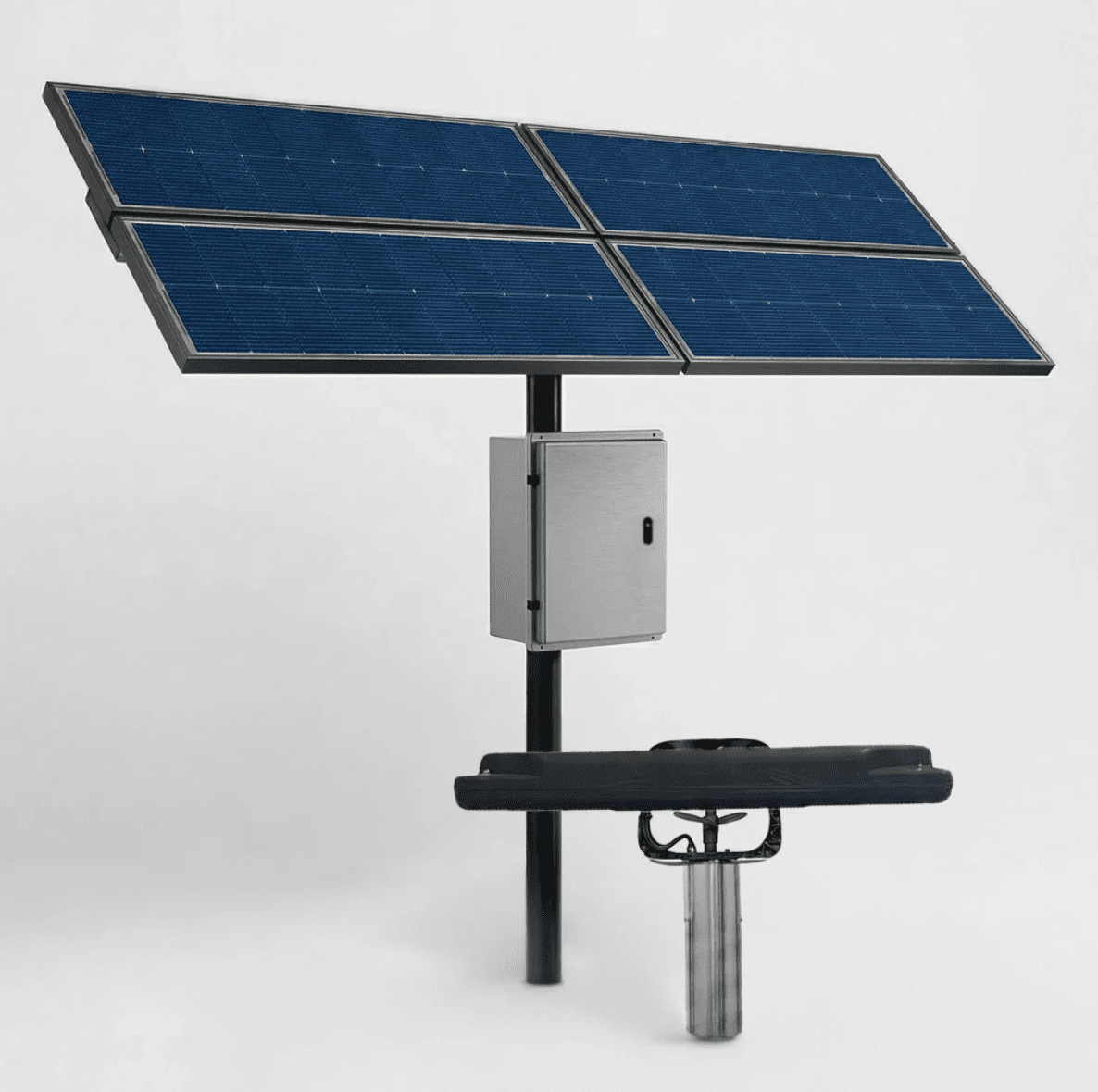 Outdoor Water Solutions: Aquarian Solar Surface Pond Aerator 1HP/ 1,480W