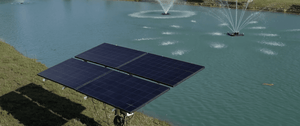 Outdoor Water Solutions: Aquarian Solar Surface Pond Aerator 1HP/ 1,480W