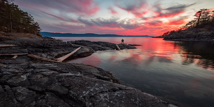 scenic view lake during dawn