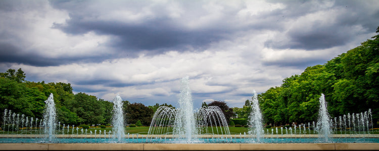 vecteezy fountain in town