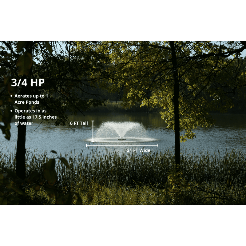 Load image into Gallery viewer, Kasco Marine: VFX Series Aerating Display Fountain for Small Ponds to Large Ponds