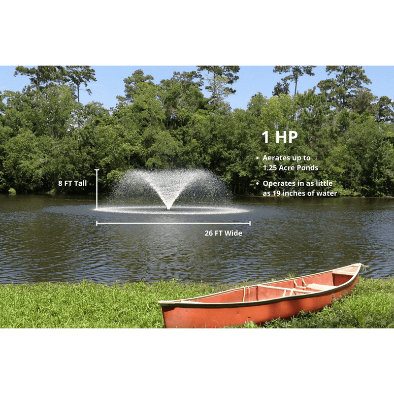 Load image into Gallery viewer, Kasco Marine: VFX Series Aerating Display Fountain for Small Ponds to Large Ponds