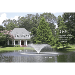 Kasco Marine: VFX Series Aerating Display Fountain for Small Ponds to Large Ponds