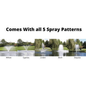 Kasco Marine: J Series Decorative Display Fountain 3/4 HP for Small Ponds