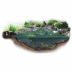 EasyPro: Pro-Series Small Pond DIY Kit – 6′ X 6′ Pond