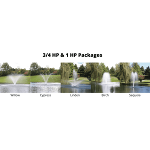 Kasco Marine: J Series Decorative Display Fountain 1 HP for Small and Medium Ponds