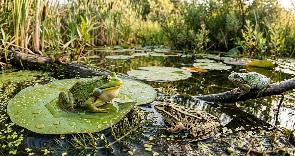 Types of Pond Frogs: A Natural Guide to Frogs Found in Ponds