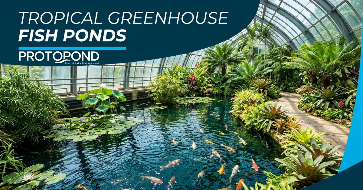 Tropical Greenhouse Fish Ponds