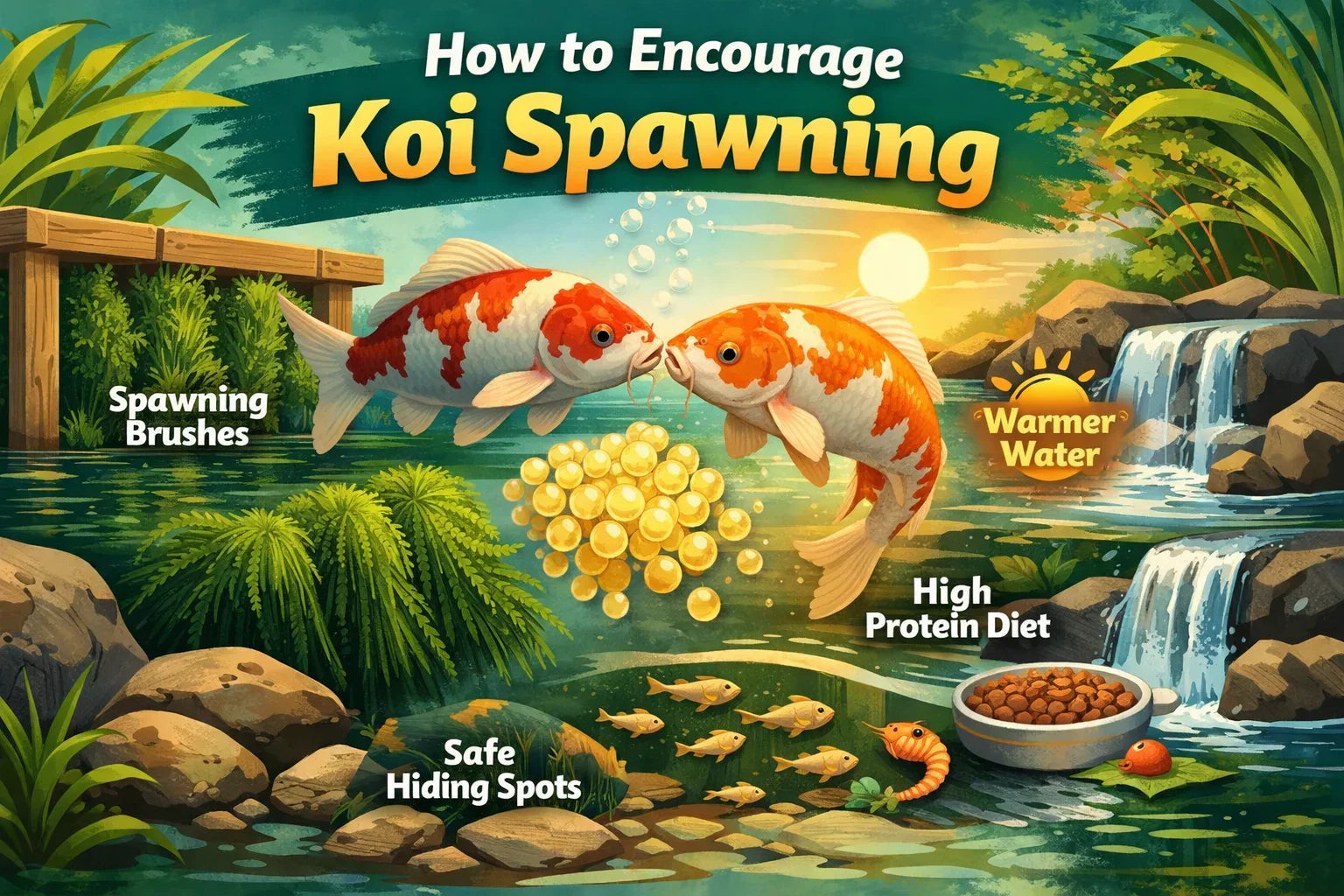 How to Encourage Koi Spawning