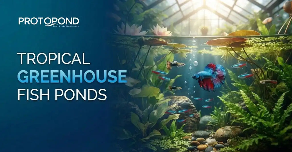 Tropical Greenhouse Fish Ponds
