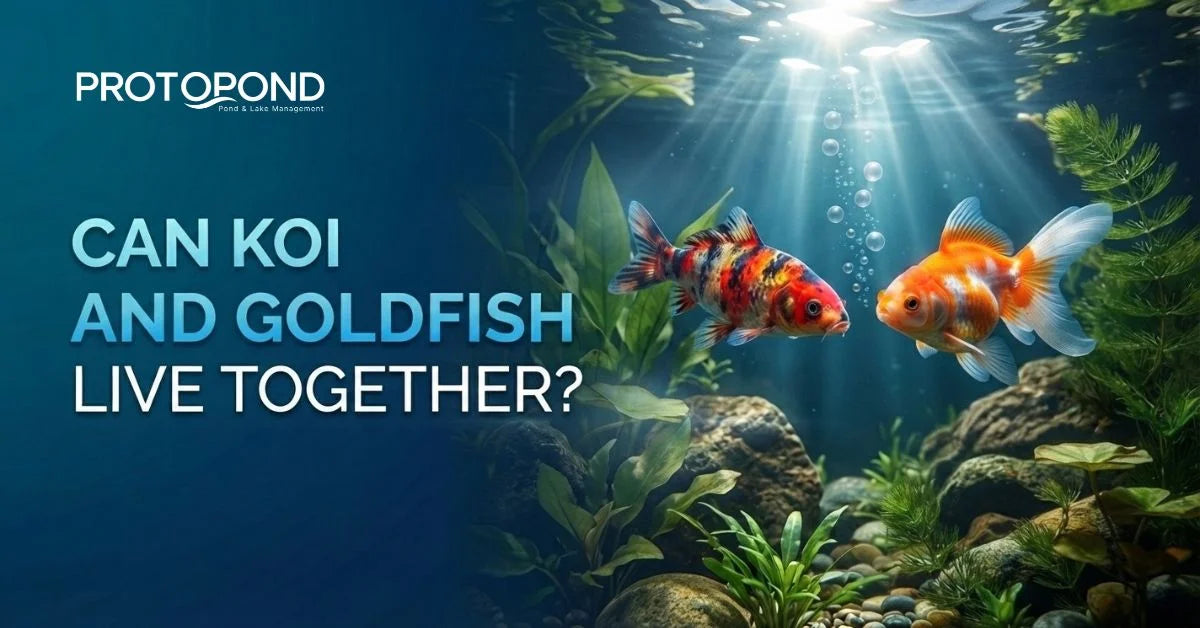 Can Koi and Goldfish Live Together?