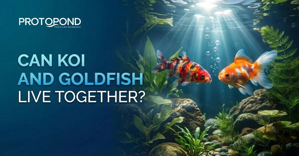 Can Koi and Goldfish Live Together?