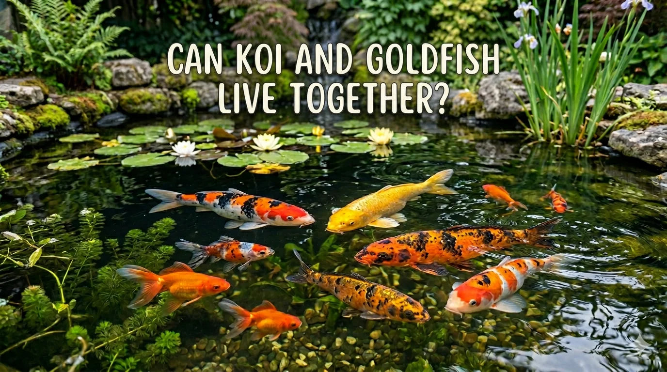 Can Koi and Goldfish Live Together?