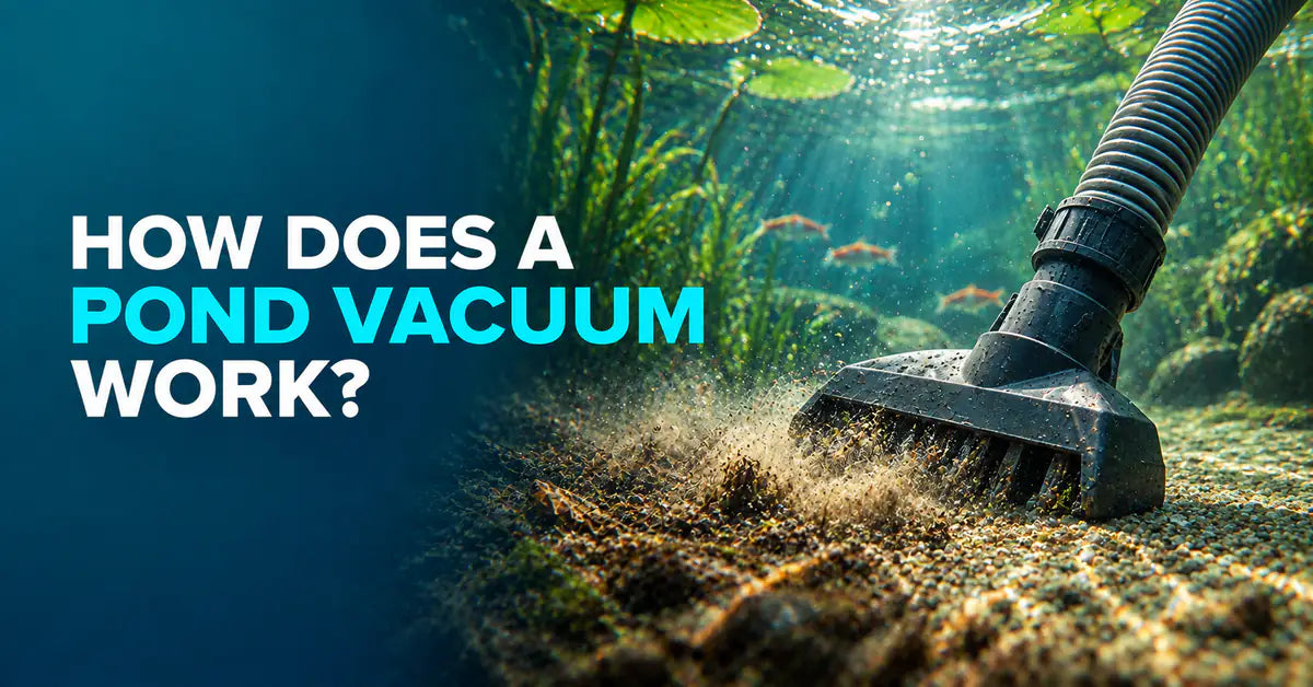 How Does a Pond Vacuum Work? featured image
