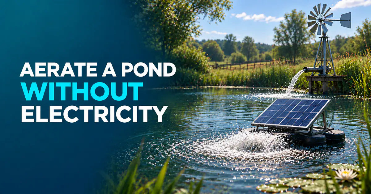 How to Aerate a Pond Without Electricity featured image