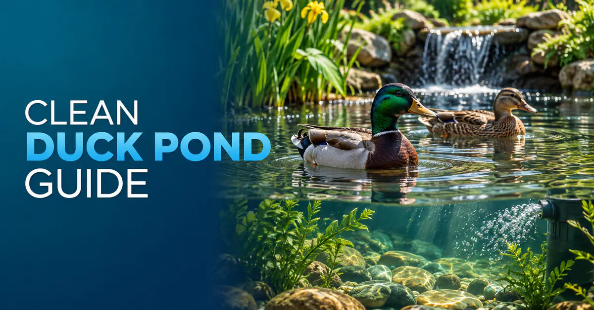 How To Keep a Duck Pond Clean featured image