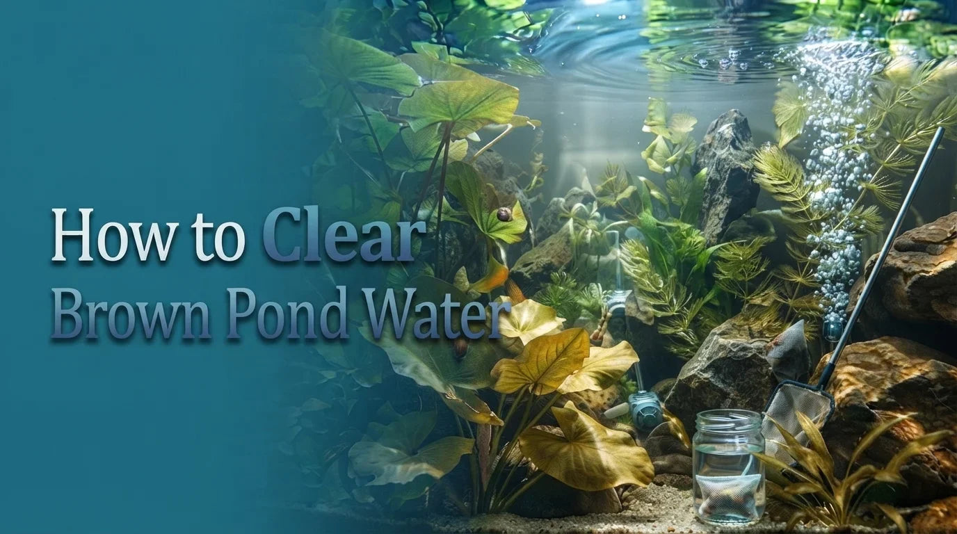 How to Clear Brown Pond Water