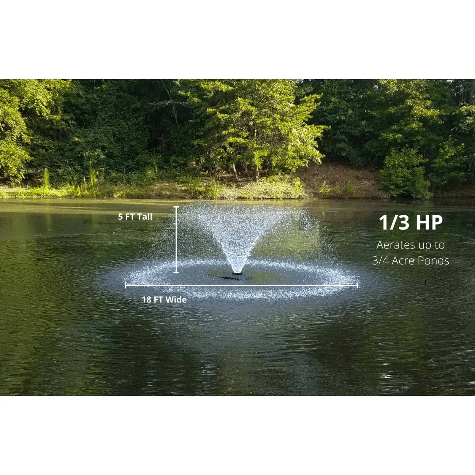 Scott Aerator: DA-20 Display Fountain Aerator for Small Ponds to Large Ponds