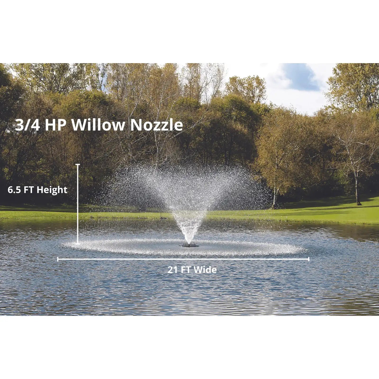 Scott Aerator: DA-20 Display Fountain Aerator for Small Ponds to Large Ponds
