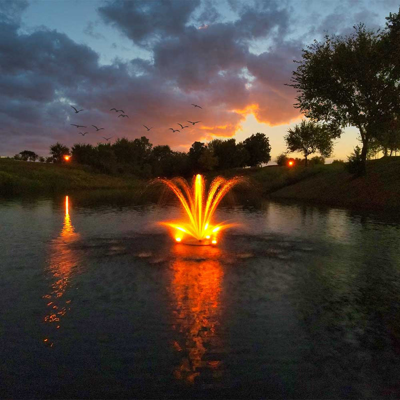 Load image into Gallery viewer, PondSelect: 24 Watt Color Changing Fountain Lights 2 light set

