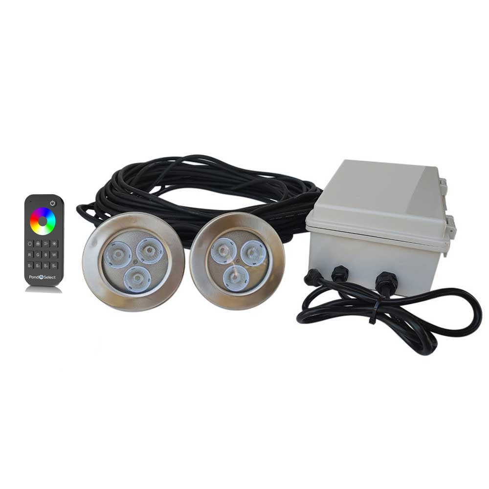 PondSelect: 9 Watt Color Changing Fountain Lights 2 light set