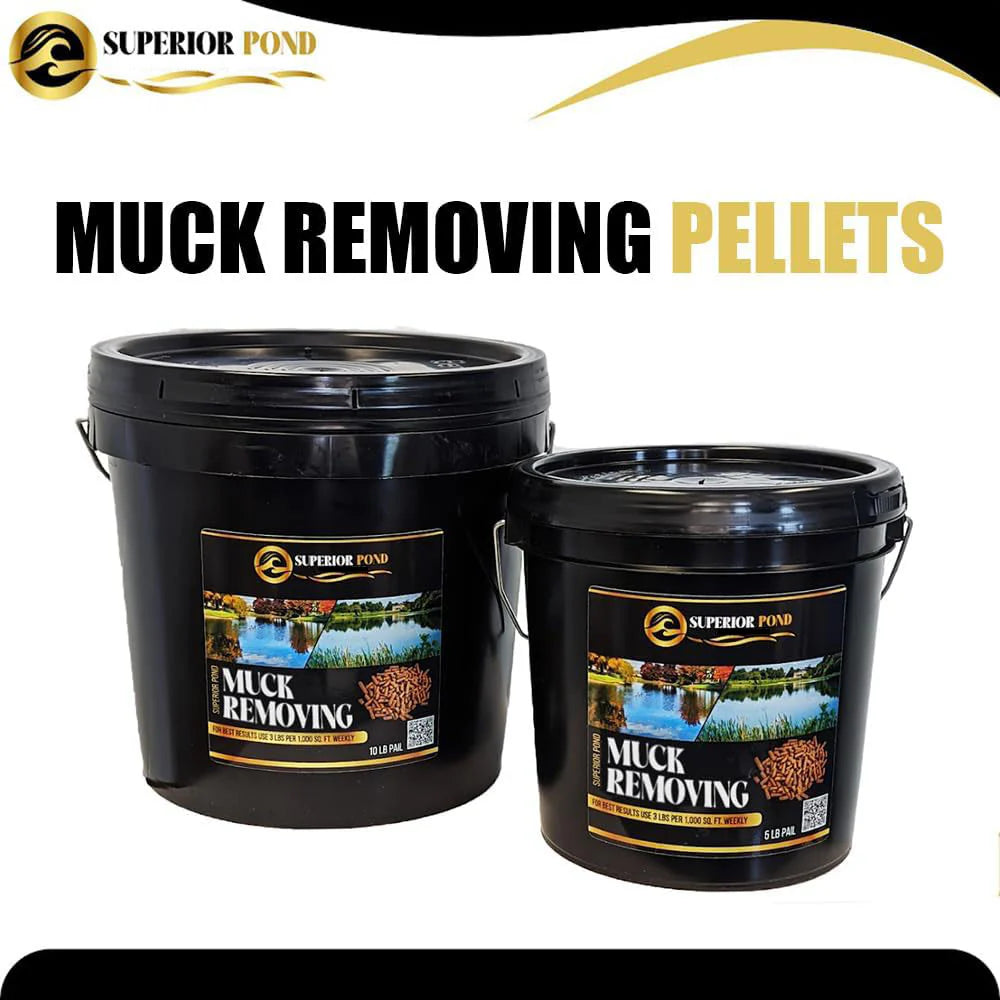 Superior Pond: Muck reducer | Lake & Pond Sludge Pellets | 5LBS | 10LBS