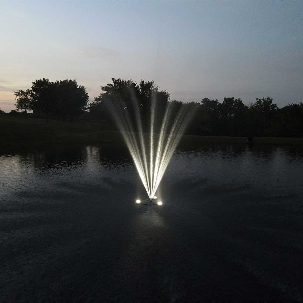PondSelect: 6 Watt White Fountain Lights 4 Set